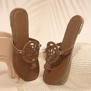 Womens Flat Sandals Flip Flops Casual Slip on Comfortable Thong Beach Sandal for Women Dressy