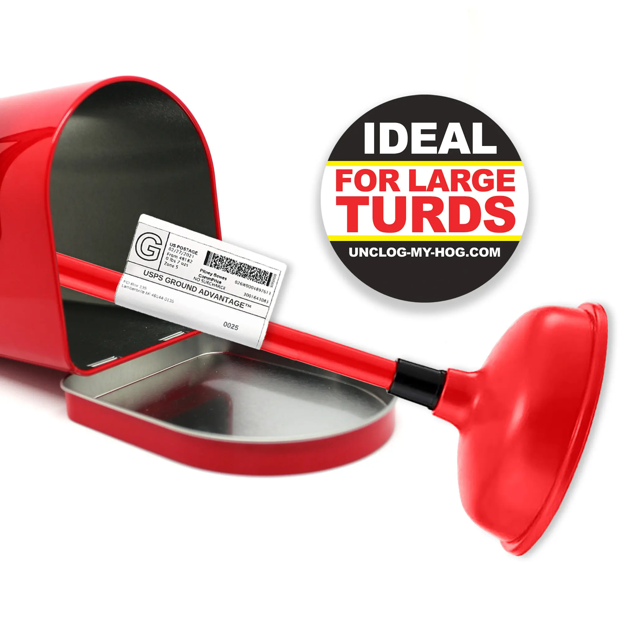 Toilet Plunger Prank Mail Gag Gift Sent Anonymously!