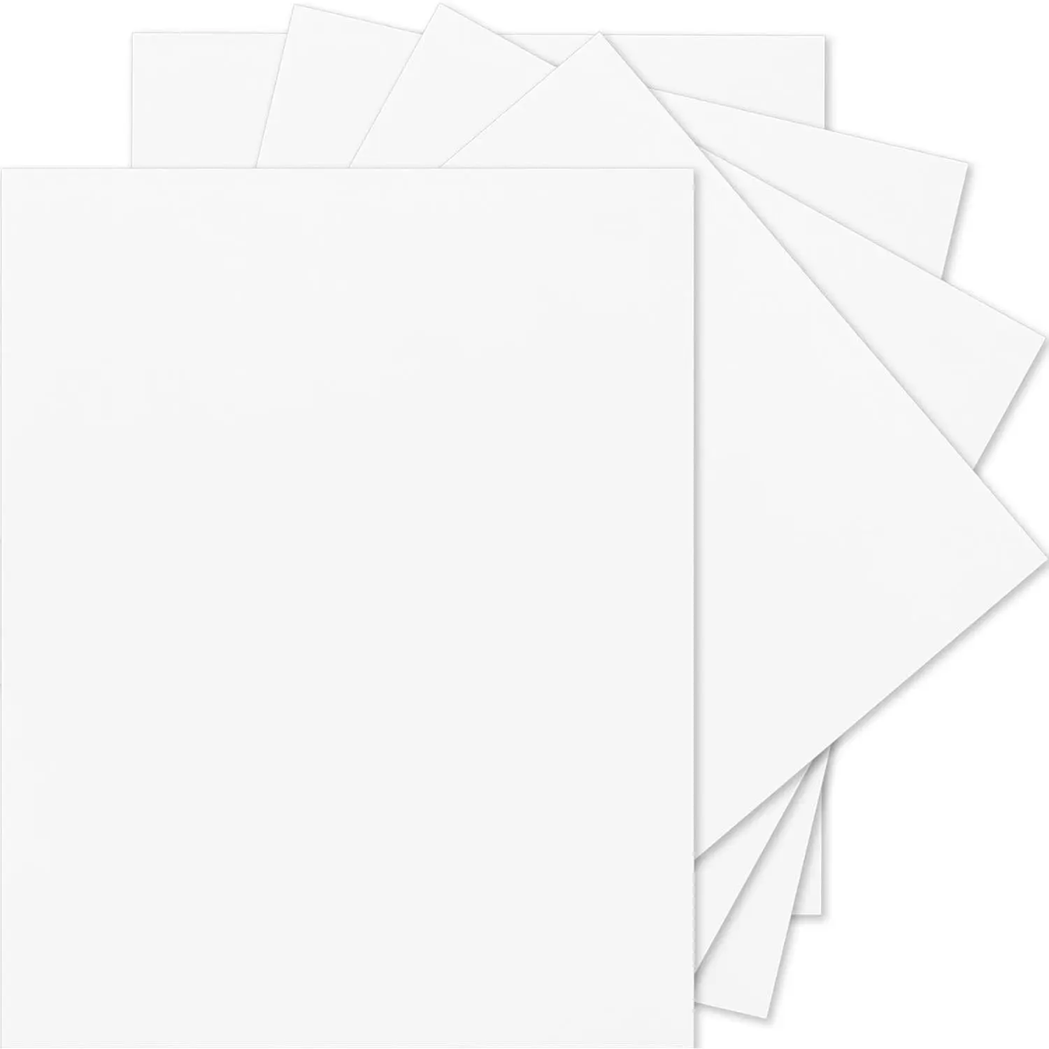 White Cardstock Paper 25 Sheets 8.5 x 11 Inches 250 GSM Thick for DIY, Scrapbooking, and Cardmaking Crafts