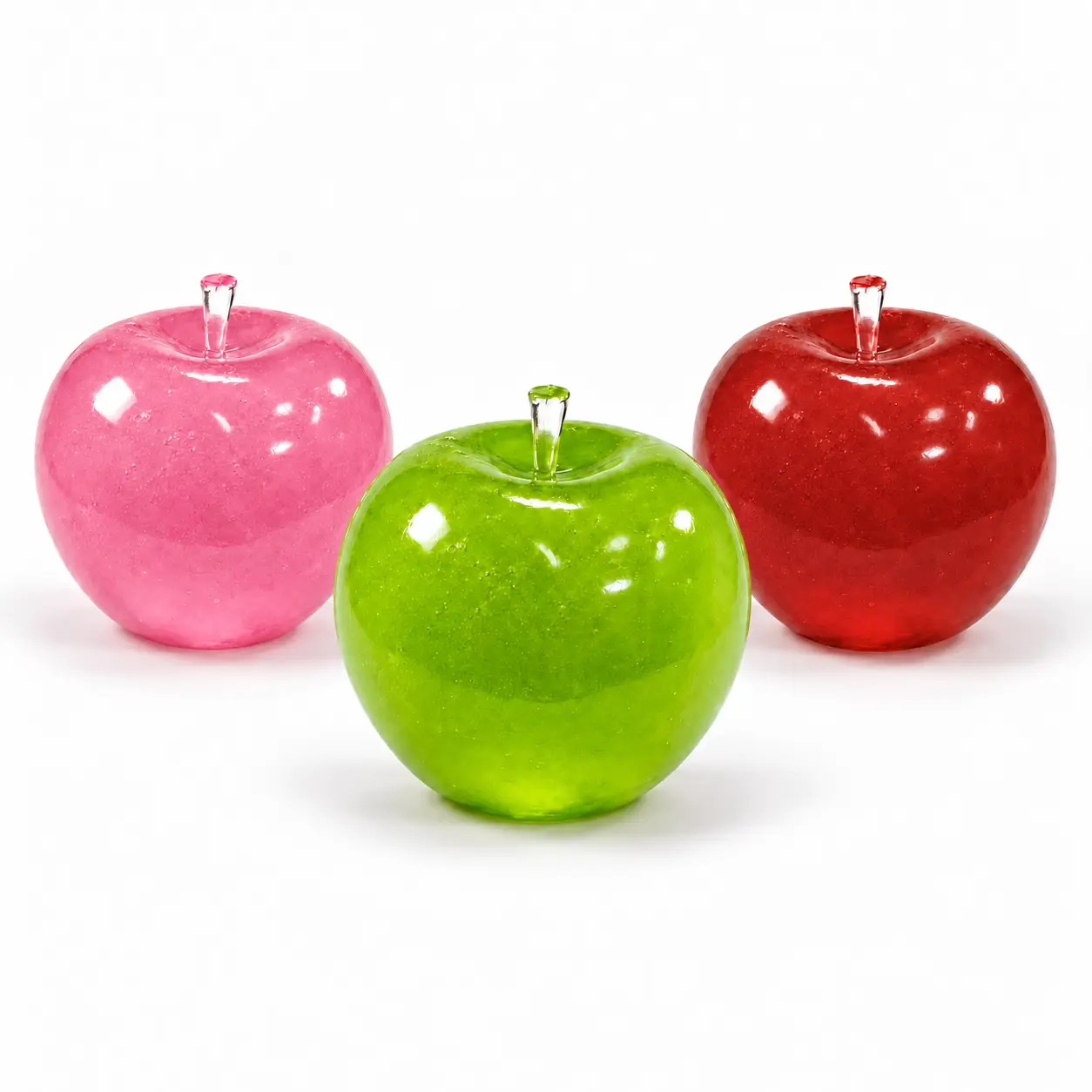 Realistic Slushy Texture Apple Squishy - Squilo Non-Rebound Moldable Aesthetic Faseline Filling Sensory Fidget Toys for Stress Relief