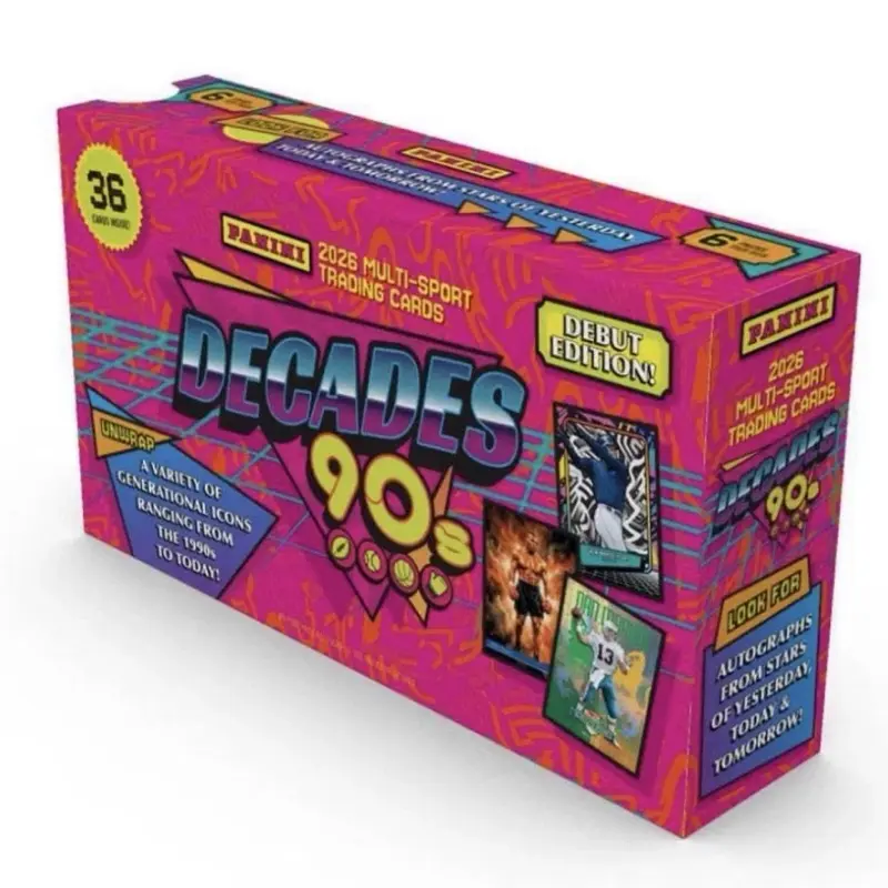 Panini 2026 Decades 90s Debut Edition Multi-Sport Box