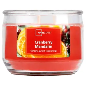 Cranberry Mandarin Candle for a Better Home - Smell Better with Decorative Ornaments Freshener