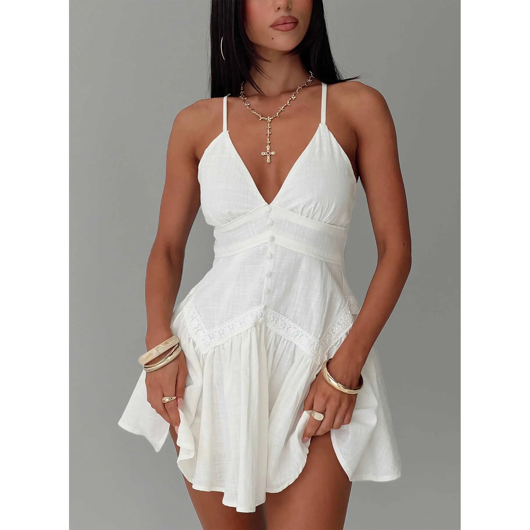 Aeriana Romper Cream
