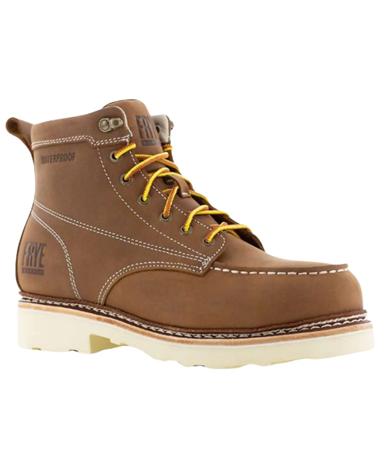 Frye Men's Men'S 6" Lace-Up Waterproof Work Boot Steel Toe - Fr40302