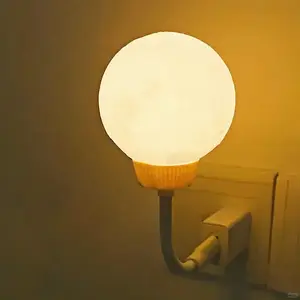 Galaxy LED Moon Night Light - Compact Design & Energy Efficient, USB Powered Lamp Ideal for Home & Office Use (Moonlamp)