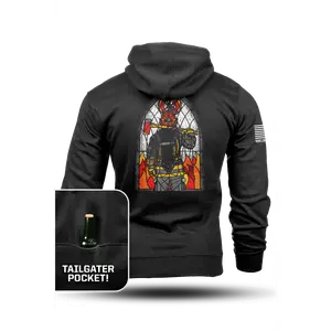 Stained Glass Firefighter - Tailgater Hoodie