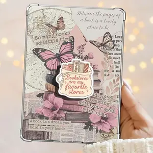 Bookstores Are My Favorite Stores Book Lover’s Tote Magnetic Kindle Grip Book Lover Cute Kindle Accessories Phone Holder PopSocket Phone Grip Magnetic Pop Socket Phone Grip