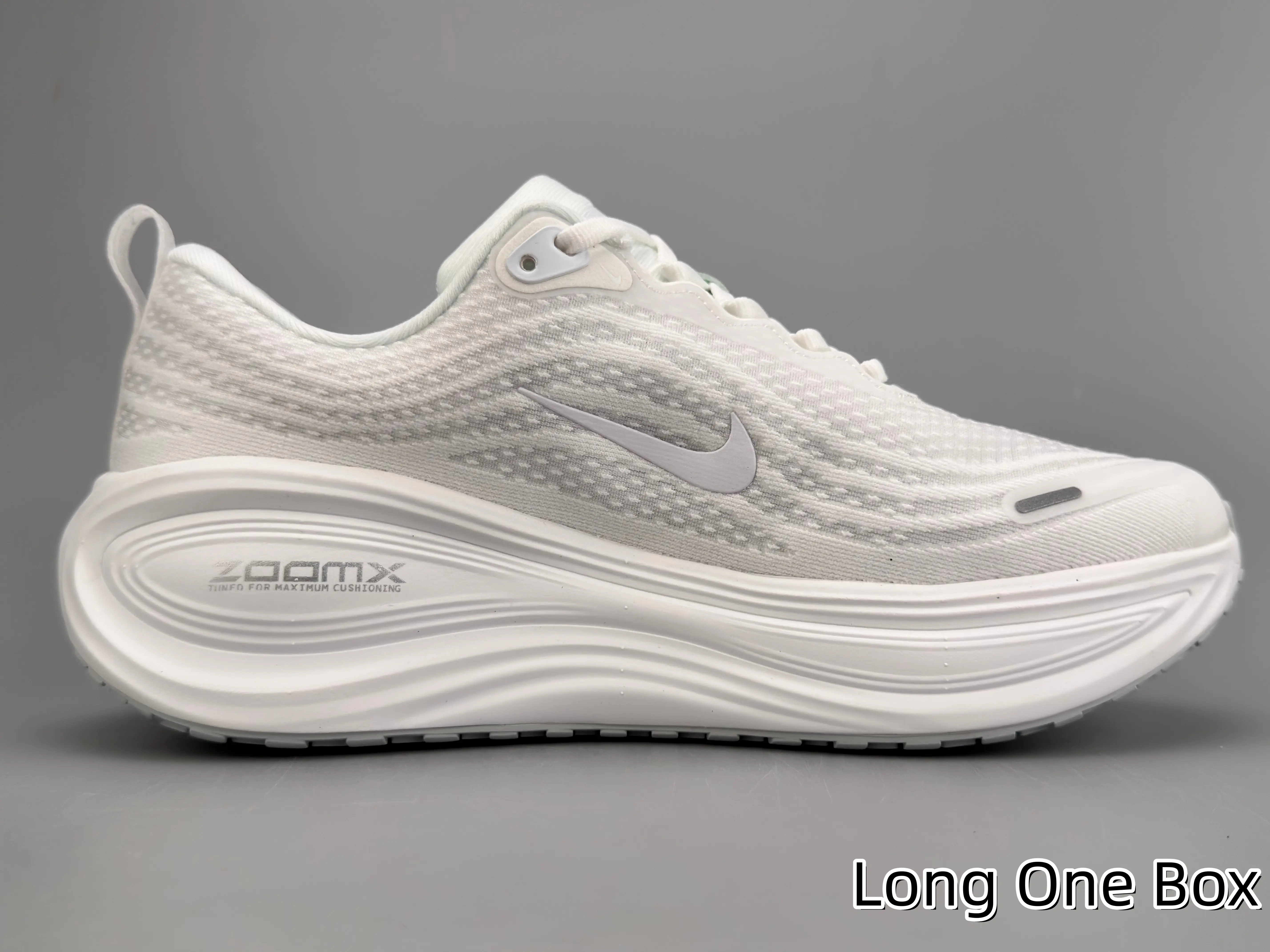 Chunky Neutral Outdoor Leisure Sneakers | All White Mesh Construction | Flexible Shock Absorbing Midsole | Long-lasting Hollow Anti-slip Outsole | Works For Daily Fitness Training & Casual Errands