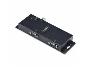 StarTech.com 2-Port Serial to Ethernet Adapter - IP Serial Device Server For Remote RS232 Devices - Wall/DIN Rail Mount - LAN To DB9 Converter   I23-SERIAL-ETHERNET
