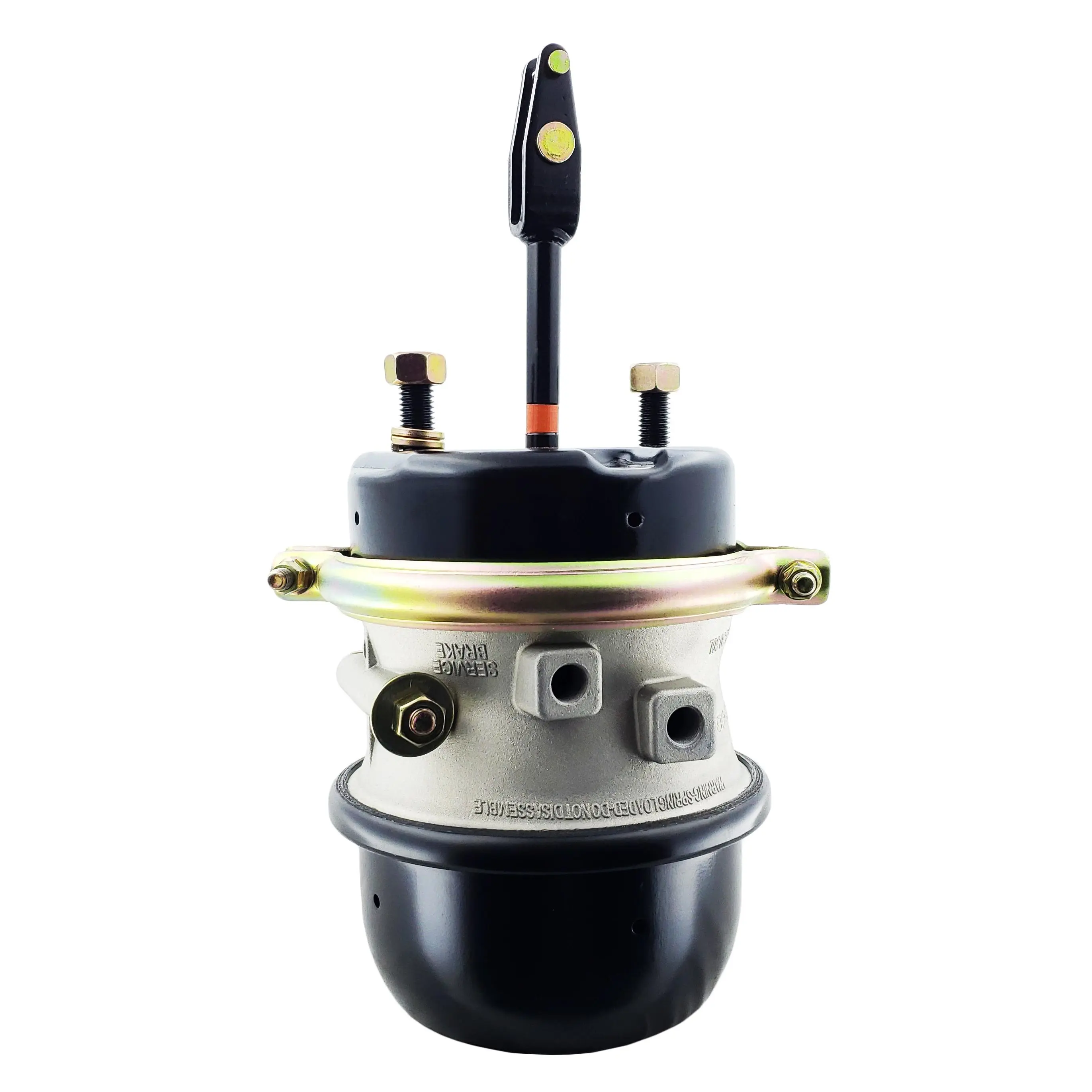 3030 Size Heavy Duty Torque Type Air Brake Chamber, 3" Stroke Welded Clevis, Powder Coat Drum Brake Replacement for Haldex GC3030LCW, Bendix NT3030ELSWC, IHC 3541891C91, Freightliner HDX1373030215 (TR3030CLS-WC)