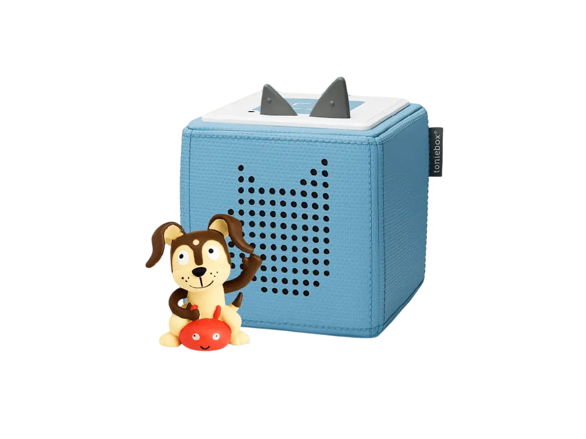 Tonies Blue Toniebox Starter Set with Playtime Puppy Tonie and Charging Station