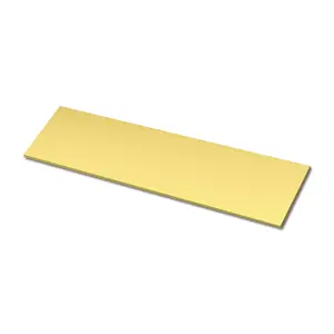 1/8" x 3" x 12" Brass Bar Stock, 3x75x300mm Solid Brass Flat Bar for Knife Making, Scales, Spacers, DIY Crafts, Models and Repair