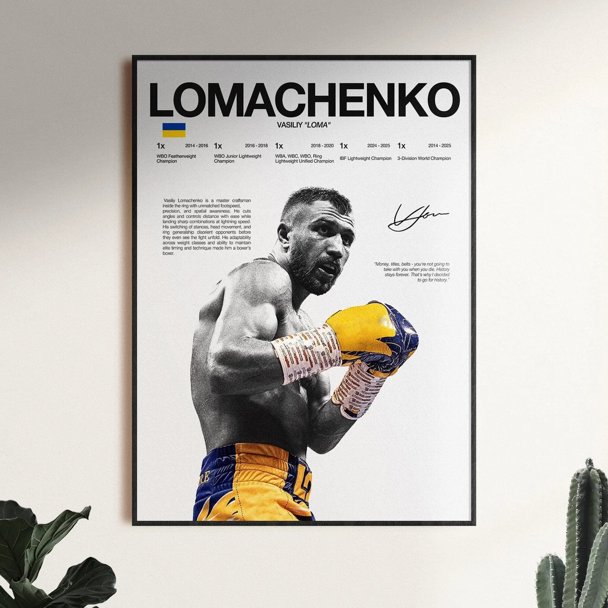 Vasiliy Lomachenko Poster, Boxing Wall Print, Digital Download, Boxer Poster, Ukraine Boxer, Gym Poster, Boxing Fan Room Decor Gift