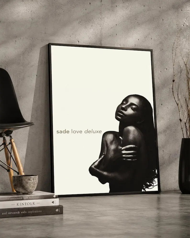Sade 90s Album Cover Poster Home & Office Decor