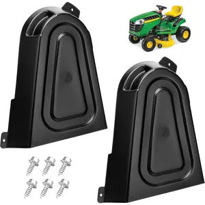2 Pack 108-7890 50" Deck Belt Cover, Black, Compatible with Toro 74370, 74372, 74373, 74374, 74375 and Ex-Mark E S Series QT24KA501, QTE691KA501, QTS691KA502 Lawn Mower