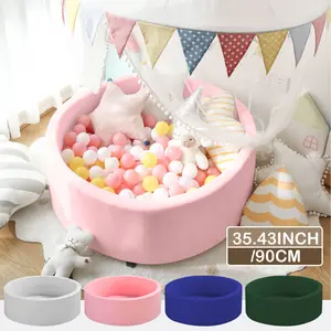 Foam Ball Pit, Balls Pits for Toddlers, Soft Round Kiddie Baby Sponge Playpen Ball Pool for Kids, Ideal Gift for Babies Indoor and Outdoor Game