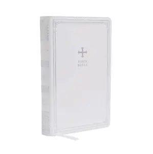 NRSV Catholic Edition Gift Bible, White Leathersoft (Comfort Print, Holy Bible, Complete Catholic Bible, NRSV CE): Holy Bible Imitation Leather