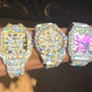 Moissanite Diamond Iced-Out Watch