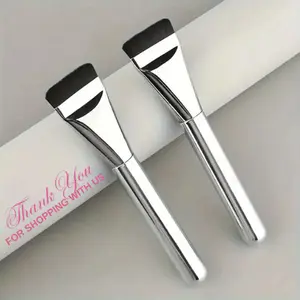 Ultra Thin Foundation Make-Up Brush Light Facial Contour Brush Flat Head Facial Mask Brush Mixed With Foundation Cream Makeup Brush