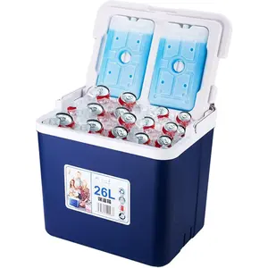 11Qt 19Qt Insulated Portable Cooler Leak-Proof Ice Chest Lunch Box Hard Coolers with Extra Ice Pack for BBQ, Camping, Pincnic