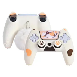 PS5 Controller  Set Soft  Protective Cover Case for PS5  Controller with 2 Thumb Grip Caps and 2 Stickers