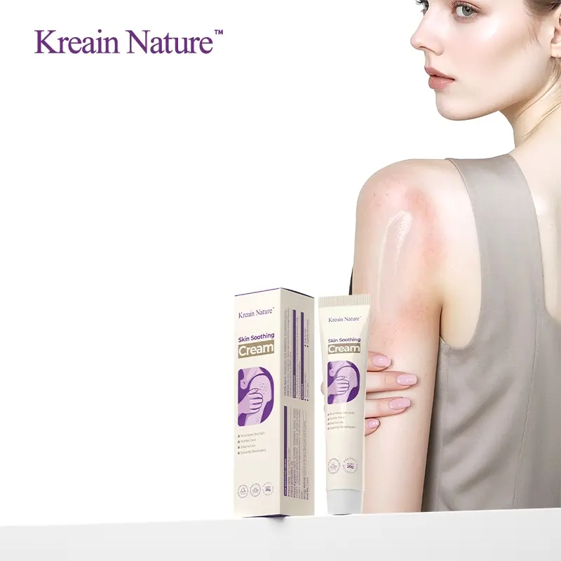 Kreain Nature Sensitive Skin Soothing Cream – Natural Herbal Moisturizer for Dry, Itchy & Red Skin, Gentle Daily Care for Men & Women