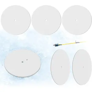 6 Pcs Ice Fishing Hole Covers 12 Inch Insulator Accessories Insulated Ice Tip Ups Hole Cover Lid for Winter Fish Houses Equipment