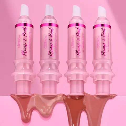 Beauty Creations Plumping Lip Gloss Volumizing Plump and Pout - Nourishing Vitamin E Lip Plumper, Glossy Hydrating Lip Care, Viral plumping gloss for fuller, soft lips, subtle vanilla scent