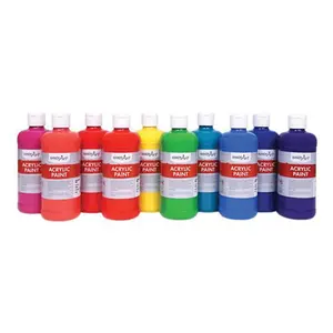 16 oz. Bulk 10 Pc. Tropical Acrylic Paint Bottle Supply Pack