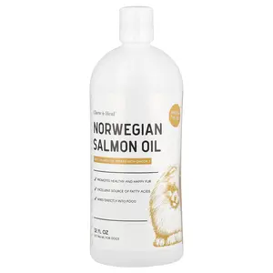 Chew + Heal Norwegian Salmon Oil, For Dogs, 32 fl oz (946 ml)