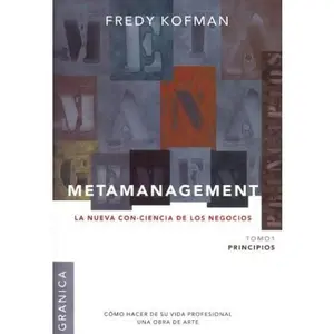 USED-Metamanagement - Principios Tomo 1 (Spanish Edition) by Fredy Kofman (Paperback)