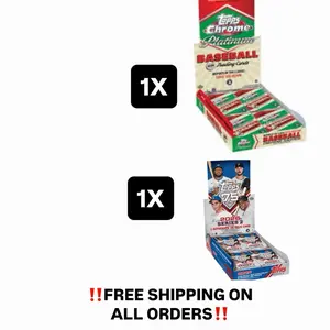 Break #458 : (1) 2025 Topps Chrome Platinum HOBBY Box & (1) 2026 SERIES 2 Topps HOBBY Box