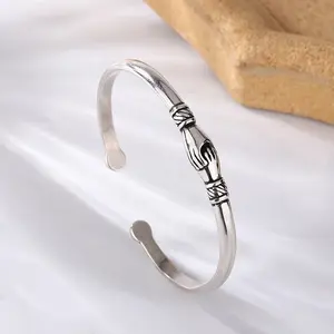 Vintage Style  Adjustable Clasp Bangle, Elegant Women's Bracelet for Daily Wear, Gift-Giving, Valentine's Day - All Seasons Compatible