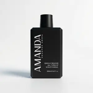 Abera Amanda | Anti Dandruff Shampoo for Men | 3-in-1 Scalp Beard Eyebrow Treatment | Seborrheic Dermatitis Eczema Psoriasis | Medicated Formula | 6.7 fl oz