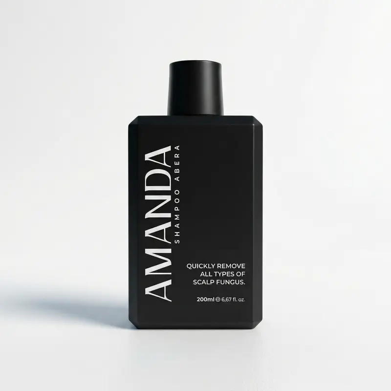 Abera Amanda | Anti Dandruff Shampoo for Men | 3-in-1 Scalp Beard Eyebrow Treatment | Seborrheic Dermatitis Eczema Psoriasis | Medicated Formula | 6.7 fl oz