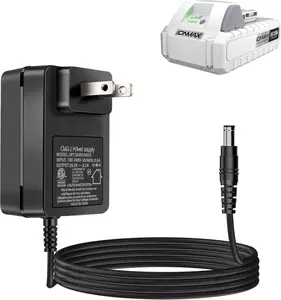 24V Quick Charger Compatible with Snow Joe&Sun Joe 24V Lithium  , 24VCHRG-QC + Charger for Models iBAT24 & 24VBAT Series , iBAT24-LT, iBAT24-XR, 24VBAT-LTE, 24VBAT-XR AC Adapter