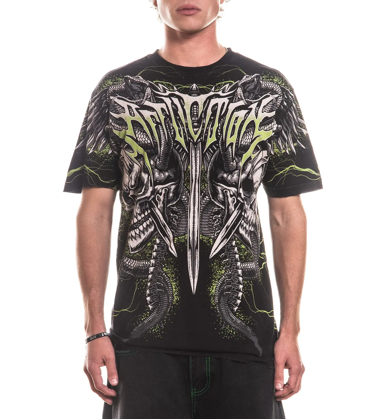 Affliction Men's T-shirt Fatal Deceit Tee Affliction Men's T-shirt Fatal Deceit Tee