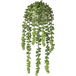 Artificial, Small String of  with Ceramic Pot Artificial Faux String of  Suitable for  Garden Decor, Wall Decoration