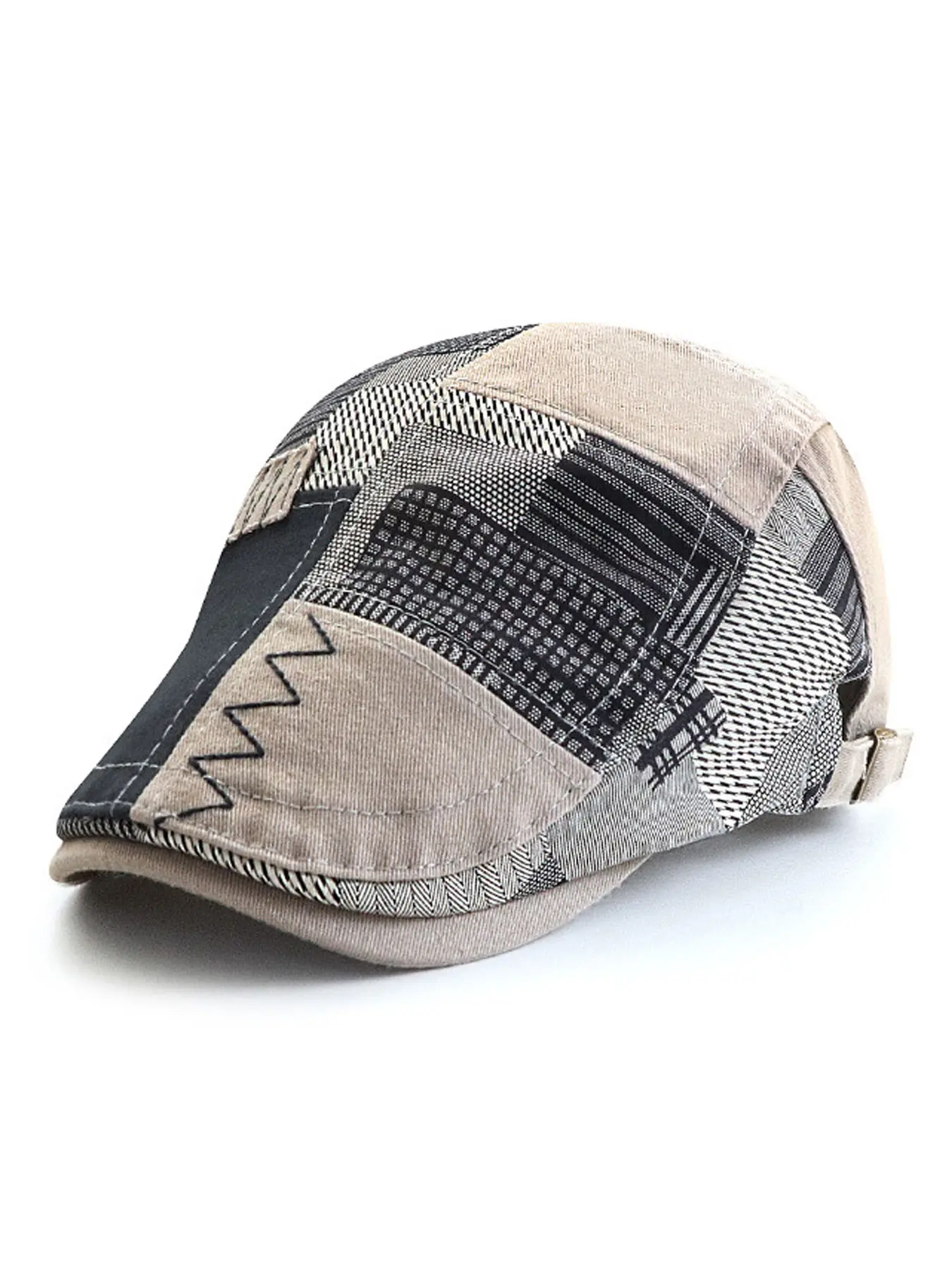 Men Beret Hat Adjustable Newsboy Hats Cabbie Gatsby Cap Driving Flat Caps Casual Outfits Cap Flat Bill Hat Flat Brim Hat