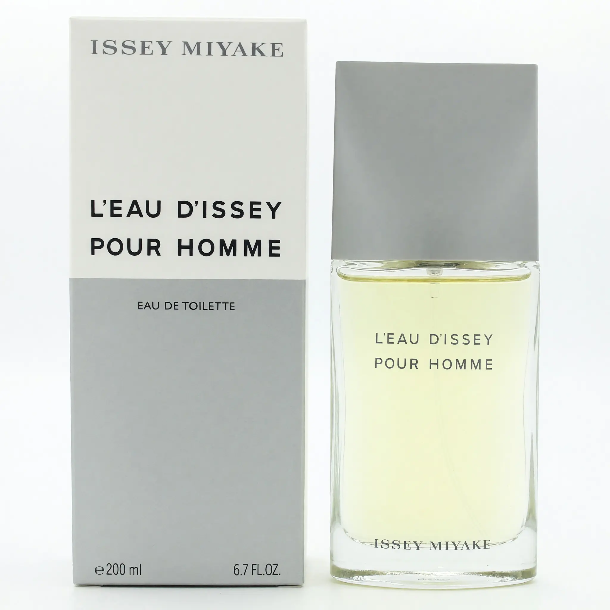 L'eau D'Issey Pour Homme by Issey Miyake - Masculine Woody Aquatic Cologne, 6.7 fl oz EDT Spray for Men, Single Bottle, Masculine Cologne