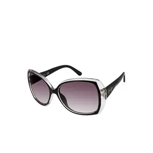 Oversized Butterfly Sunglasses with Bifocal Readers in Black