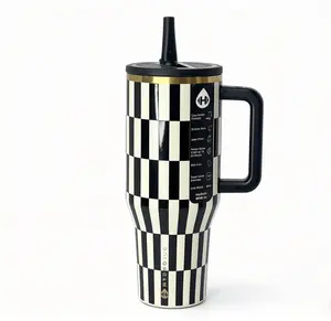 HydroJug Traveler 40oz Black Bow Tie Style Large Insulated Tumbler, Food Grade Stainless Steel Vacuum Water Bottle, Leak Proof Lid, Ergonomic Handle, Built-in Straw, BPA Free Portable Travel Car Coffee Mug for Gym Commuting tiktokshopspringglowup, outdoor