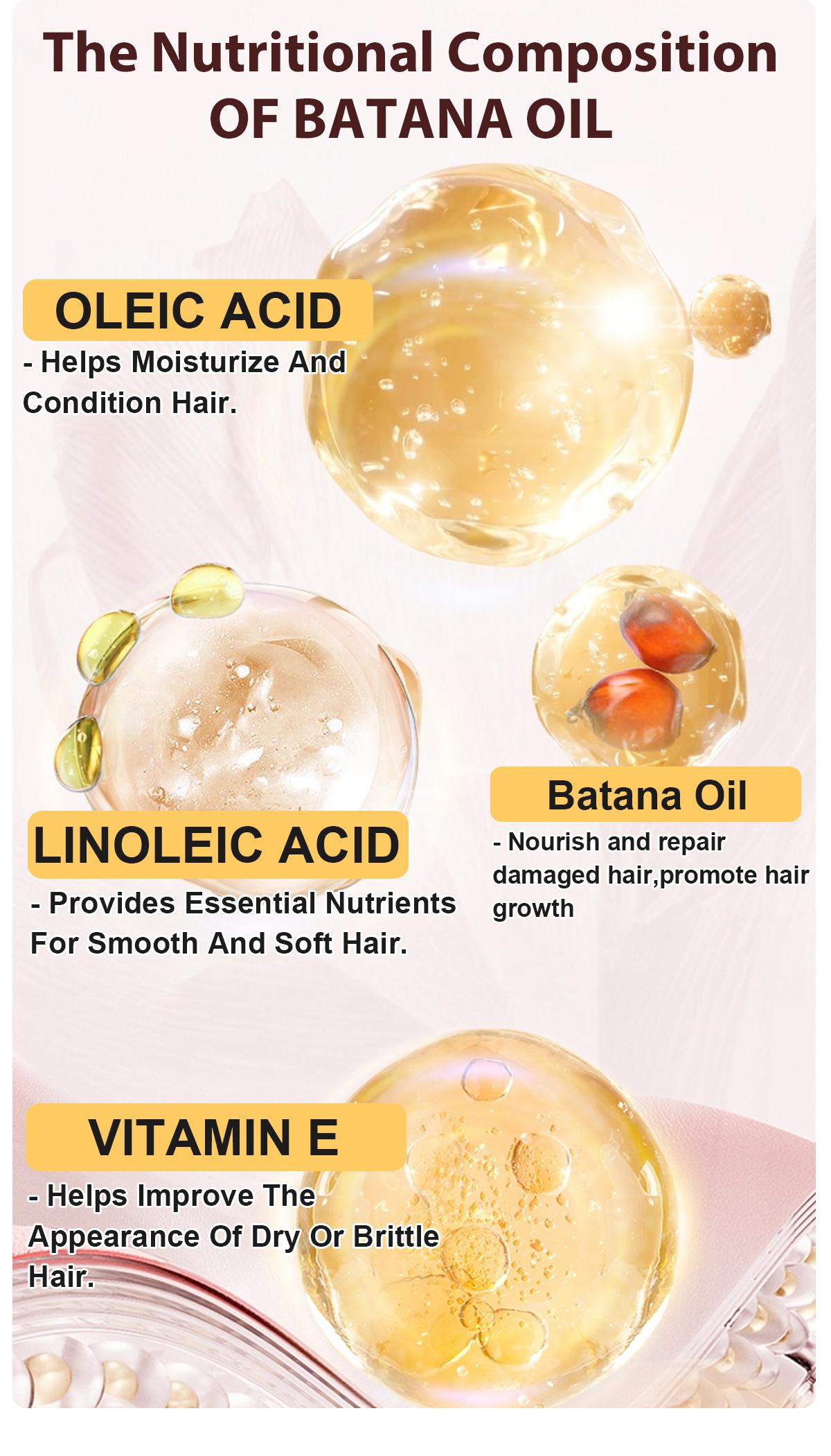 [mothersdaygift] Batana  Essential Oil for promoting Hair Growth，Organic Rosemary Batana Oil Nourish Scalp,for all hair types,Anti Hair Loss Repair Damaged Hair, Haircare Moisturizing.