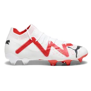 PUMA Mens Future Ultimate Soccer Cleats Cleated, Firm Ground, Turf - White