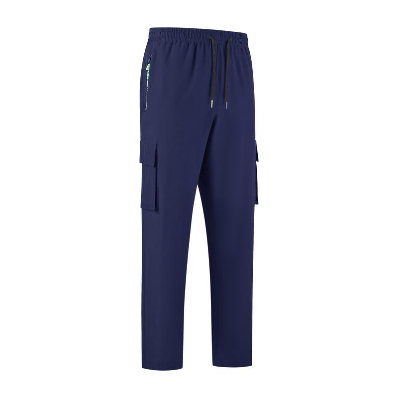 3PCS/Set Men's Quick Drying Work Pants Multi-Pocket Stretch Casual Trousers Outdoor Versatile Sports Long Pants