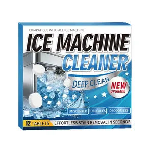 12/24 Tablets Ice machine cleaner, Ice maker cleaning tablets, Commercial ice machine cleaner, Descaling tablets for ice maker Gentle Natural Enzyme Plant-Based Bed Bug and Pest Spray Citric Acid Dishwasher Descaler drain snake diatomaceous earth mop soap