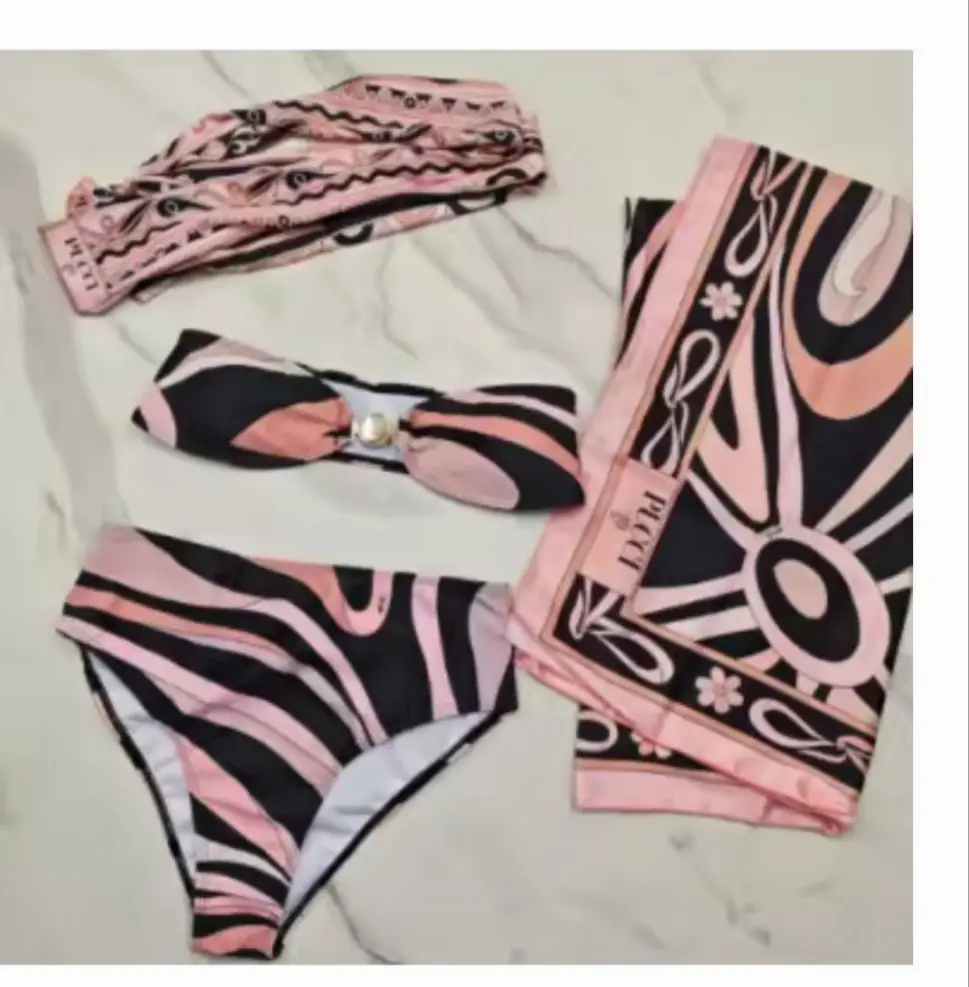 SWIRL Bikini 2 scarves