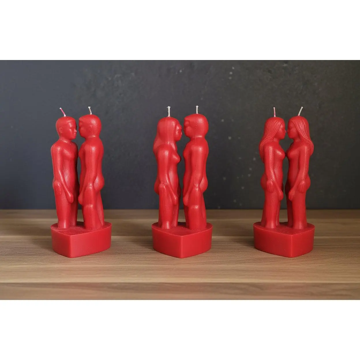Couple Candle – Face to Face Ritual for Love & Truth Decor Light Ornaments Decoration Gift Handcrafted