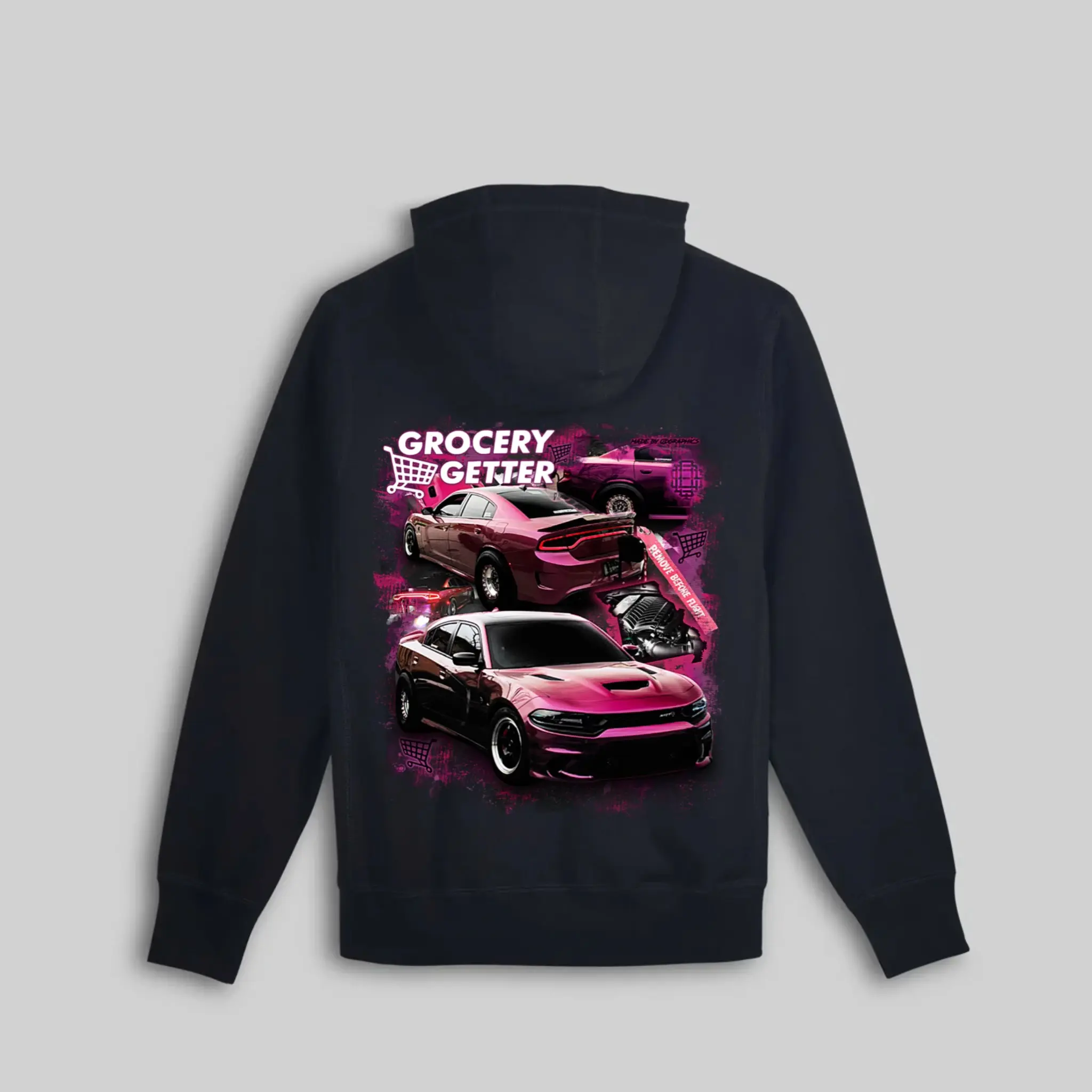 Grocery Getter Hoodie Black “Hellcat”