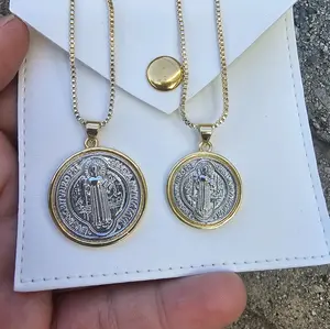 San benito necklace package gold plated